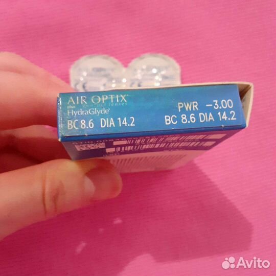Линзы контактные Alcon Air Optix HydraGlade -3.00