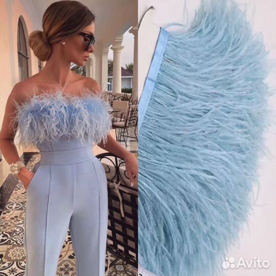 Страусиные перья топовые оттенки