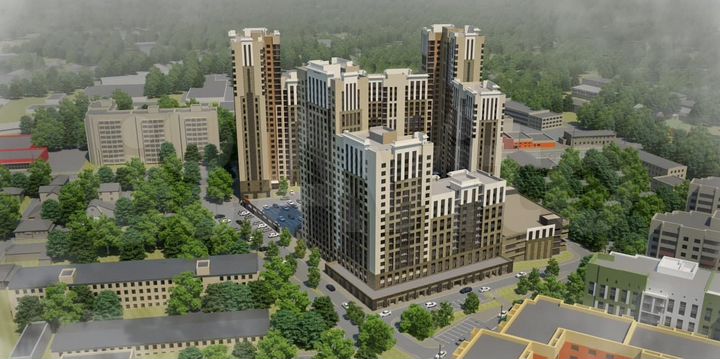 2-к. квартира, 59,9 м², 10/25 эт.