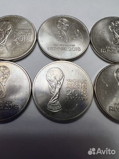 Монета 25 рублей чм 2018