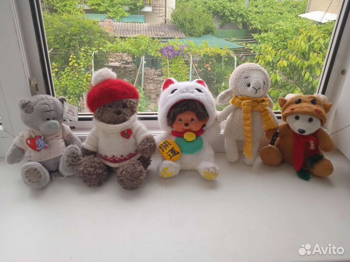 Плюшевые мишки и игрушки ручной работы