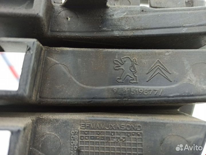 Заглушка (решетка) в бампер Citroen Berlingo