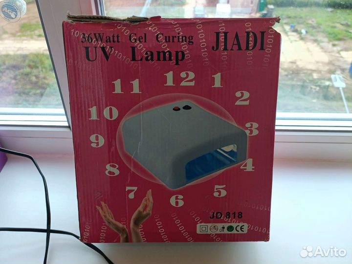 Ультрафиолетовая лампа для маникюра уф 818, 36 Вт