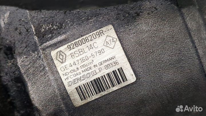 Компрессор кондиционера Renault Scenic, 2012