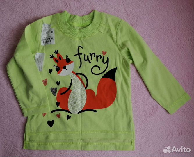 Лонгслив для девочки