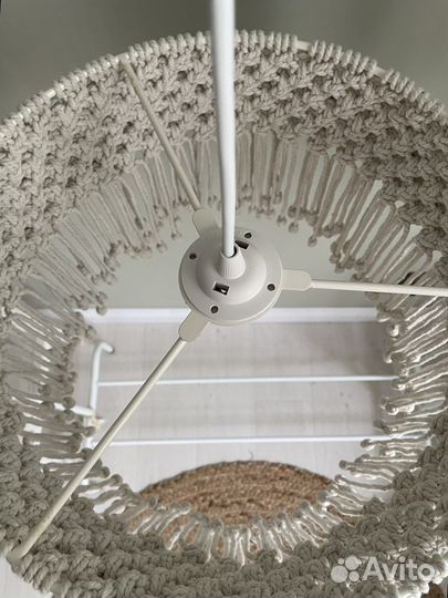 Абажур в технике макраме