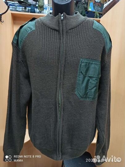 Жакет на молнии полушерсть