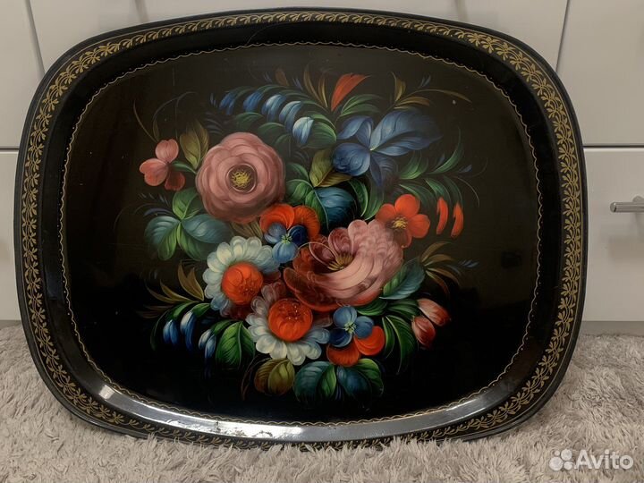 Поднос жостово большой СССР