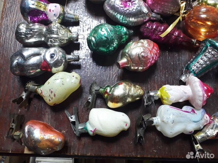 Елочные игрушки СССР