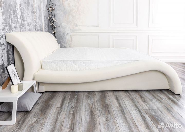 Кровать 200х200 двуспальная велюр