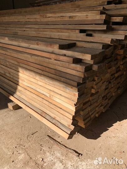 Лиственница доска обрезная (необрезная) сухая