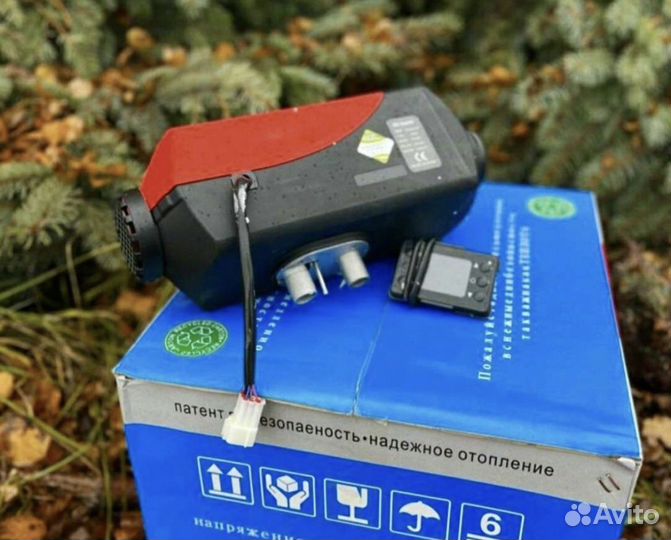 Автономный отопитель сухой фен 12В 24В