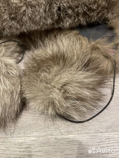 Шапка эскимоска из натурального меха