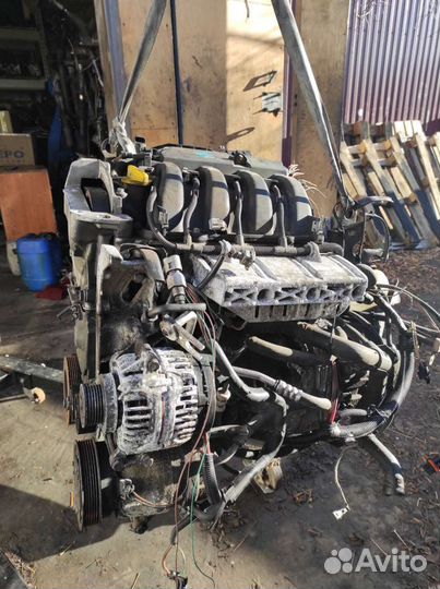 Двигатель 1,4 K4J Рено Симбол Кангу Клио