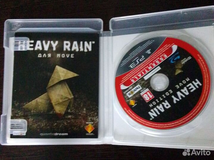 Игра для приставки. PS3 heavy rain для move