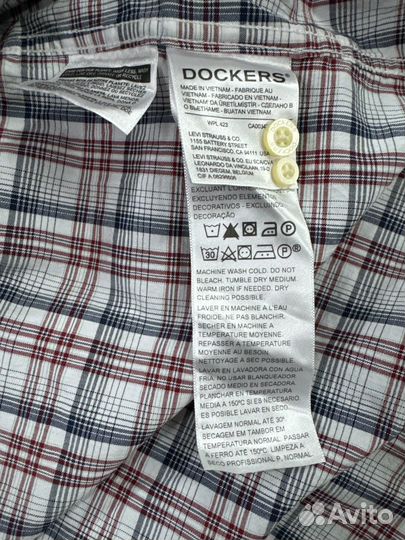 Рубашка Dockers новая 60-62