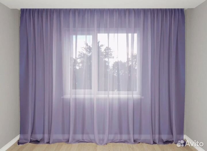 Новая штора тюль вуаль