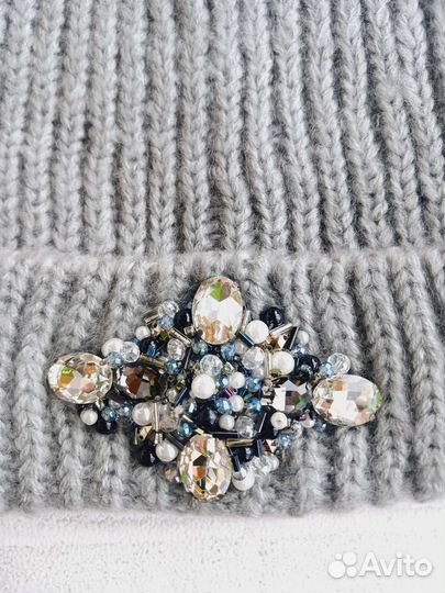 Шапка женская вязаная