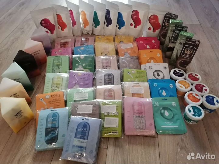 Маски для лица, тканевые, альгинатные, Корея