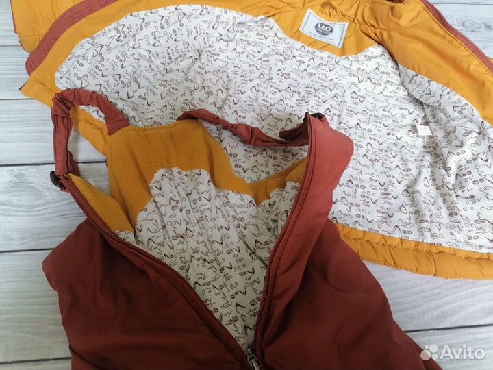 Демисезонный костюм б/у 86-92 куртка и штаны