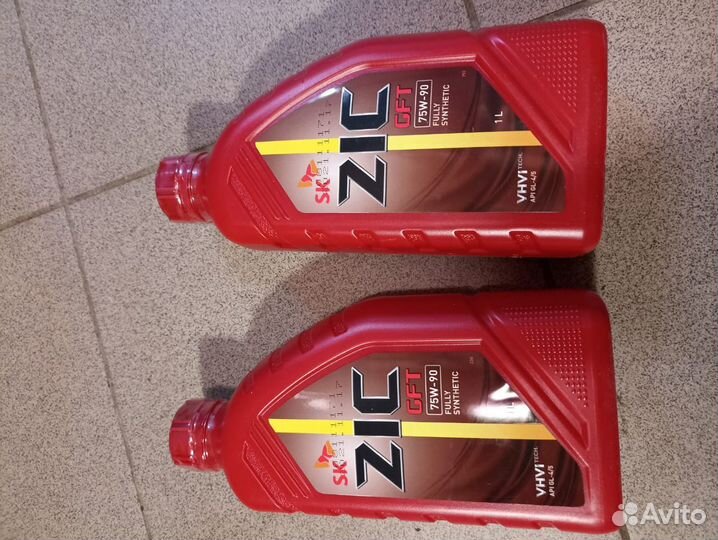 Масло трансмиссионное ZIC GFT 75W-90, 1 л