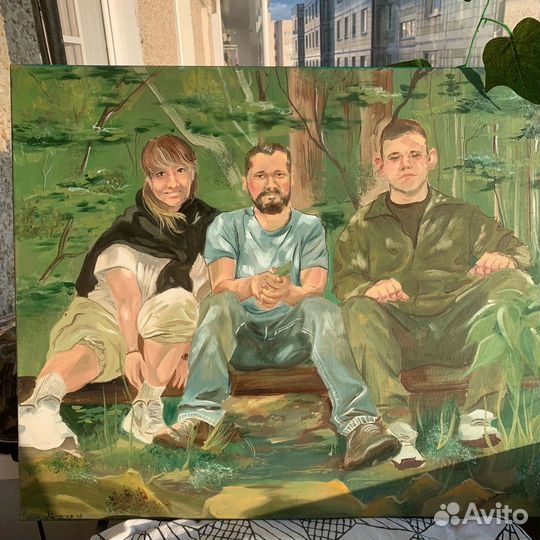 Картина маслом на холсте