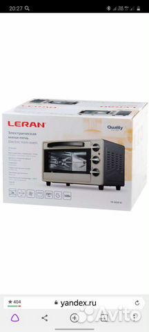 Электропеч leran TO 2628 W