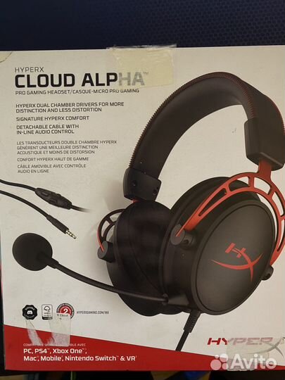 Наушники HyperX cloud alpha