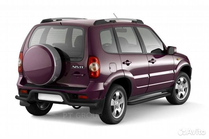 Защита порогов (ппк) chevrolet Niva 2009-2020