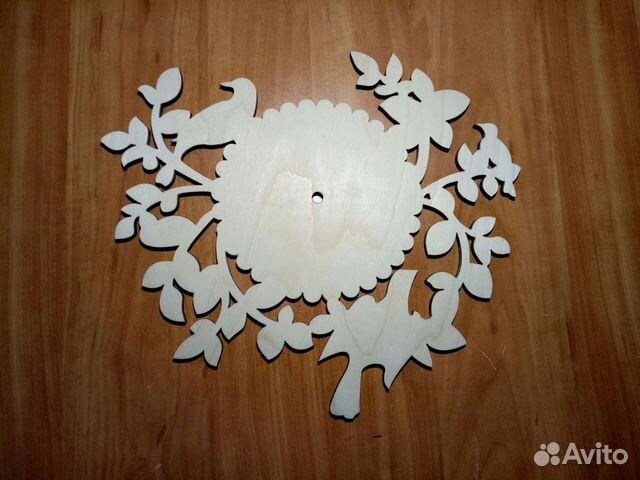 Заготовка под часы птицы