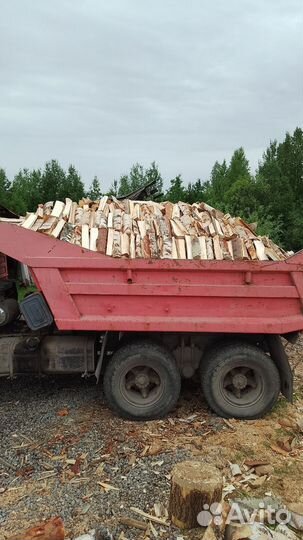 Дрова колотые пиленные, долготье