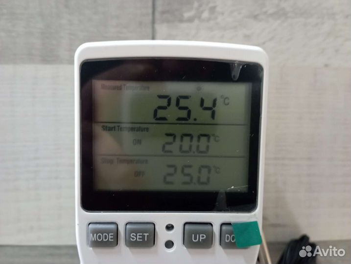 Терморегулятор в розетку с датчиком 16а