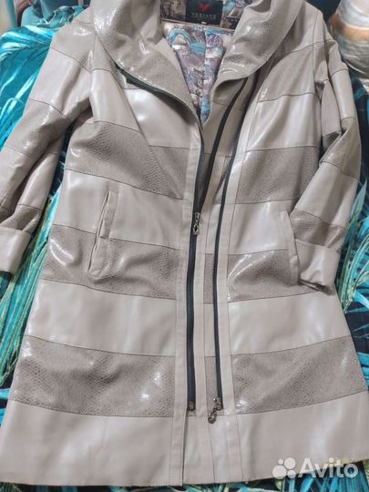 Пальто экокожа 50/52