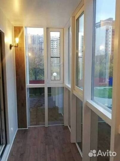 Остекление окон и балконов пвх