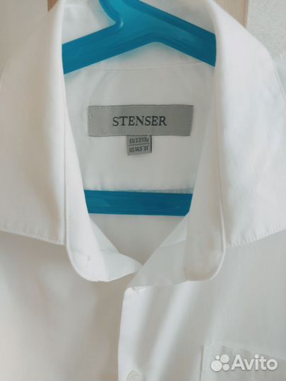 Рубашка белая р.37/170