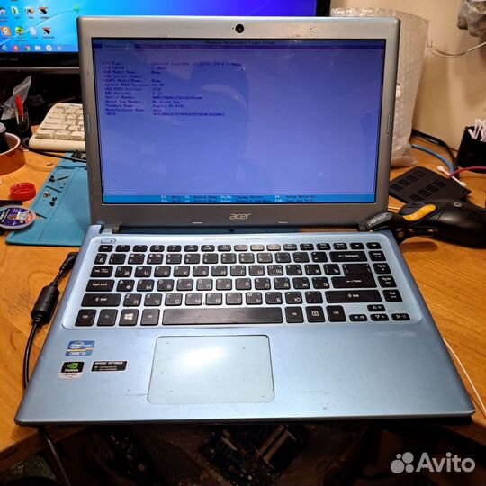 Ноутбук Acer V5-471G на разборе