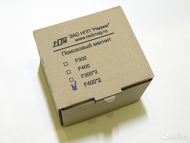 Поисковый магнит Редмаг 2F400 (двухсторонний)