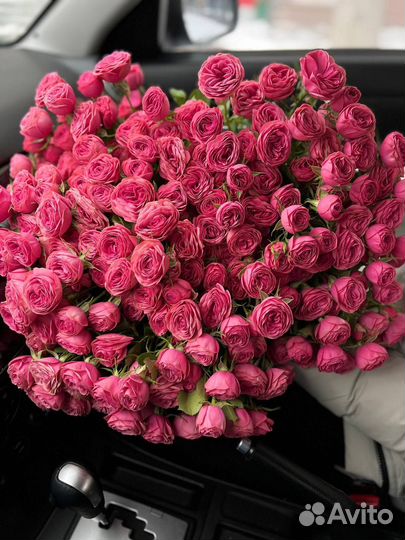 Букет из роз, кустовые розы в Саранске