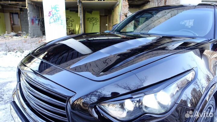 Капот с Жабрами Infiniti QX70 FX35.37.50 S51