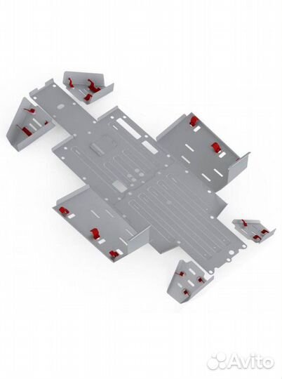 Защита днища для мотовездехода UTV Honda Pioner