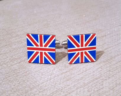Запонки Британия британский флаг