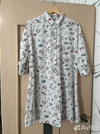 Летнее платье-рубаха