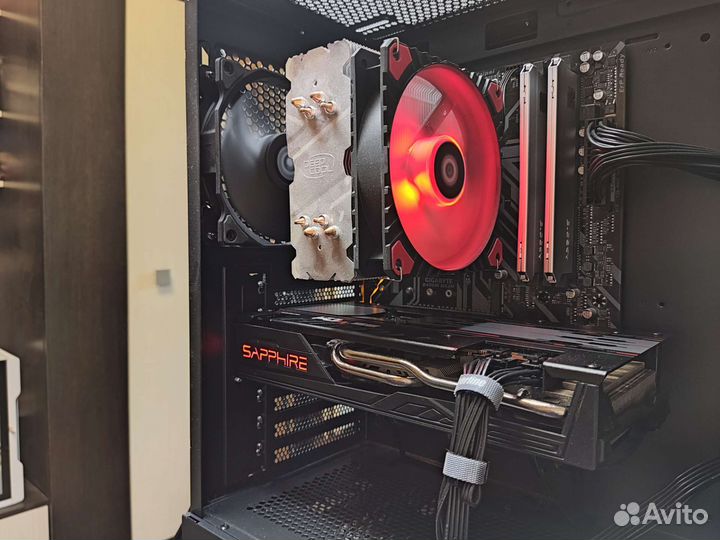 Игровой комп Ryzen5 3600+ RX5700XT+ 2X8Gb+SSD+HDD