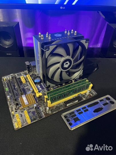 Материнская плата asus в сборе intel i5 12гб