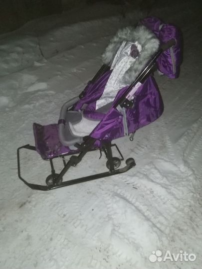 Коляска санки