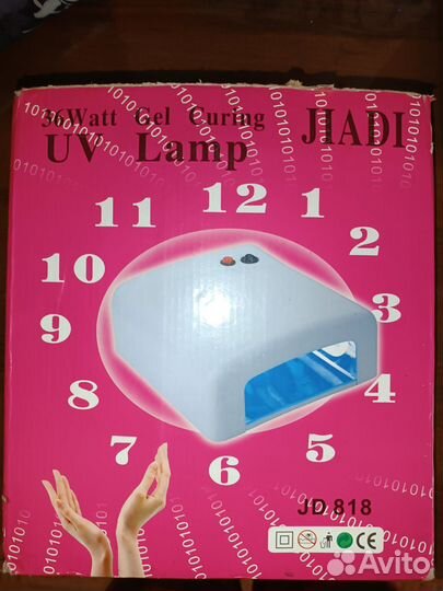 Уф лампа для ногтей uv lamp 36w gel curing jiadi