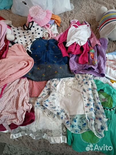 Детские вещи пакетом для девочек 86 92 бесплатно