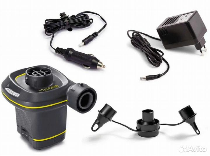 Насос для надувных матрасов intex электрический