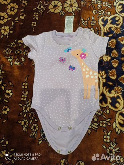 Боди и песочник 62-68