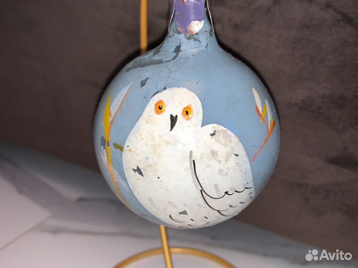 Елочные игрушки СССР шары толстое стекло